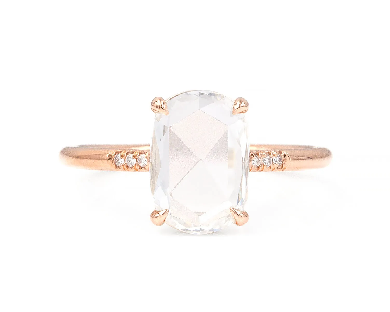 1.32-Carat Rose Cut Diamond Ring