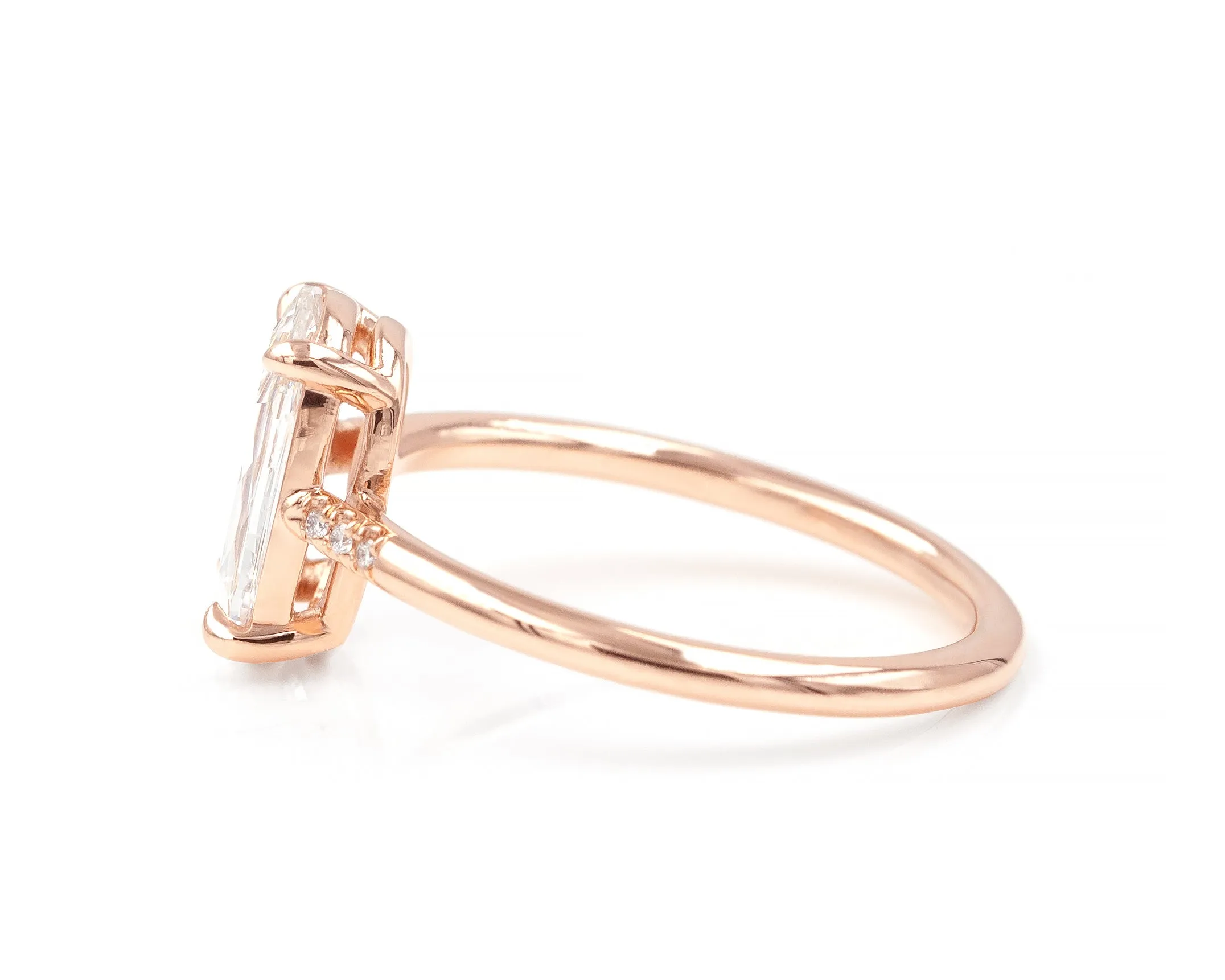 1.32-Carat Rose Cut Diamond Ring