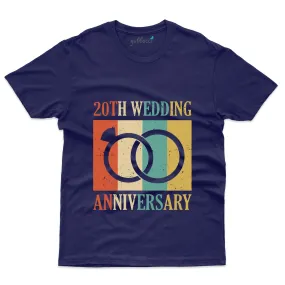 20th Wedding Anniversary T-Shirt - 20th Anniversary Collection