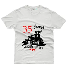 35 Years and Still Enjoying - 35th Wedding Anniversary T-Shirt