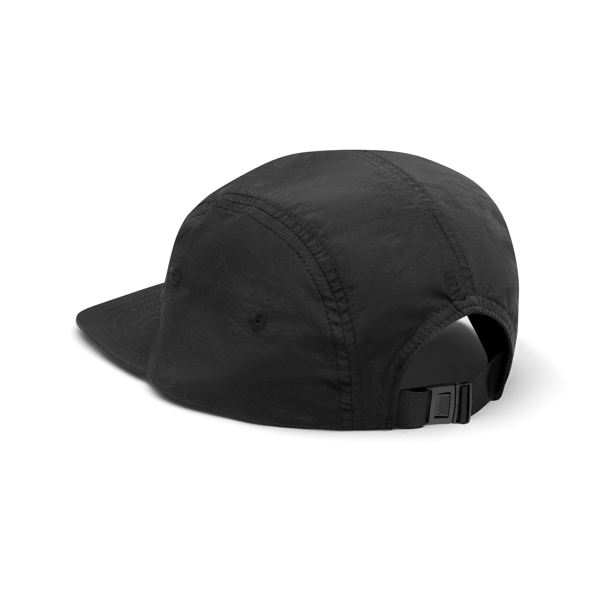 5 Panel Cap - Black