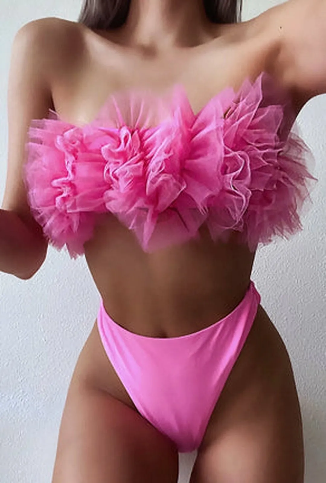 ABRINA - TULLE 2 PIECE SWIMSUIT