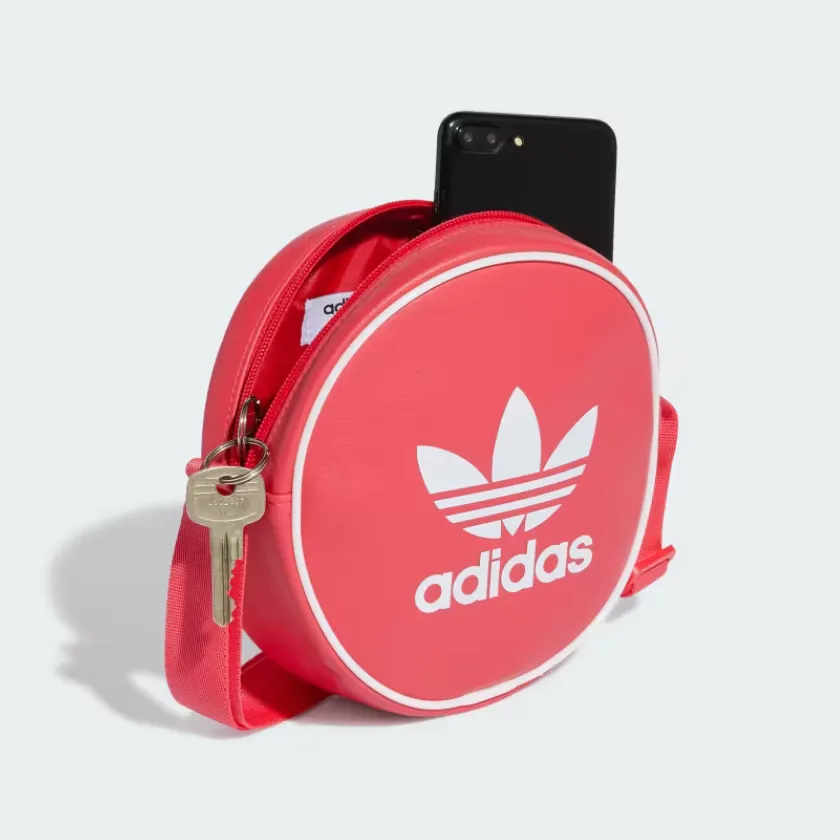 Adidas Adicolor Classic Round Bag -Active Pink/Semi Green Spark