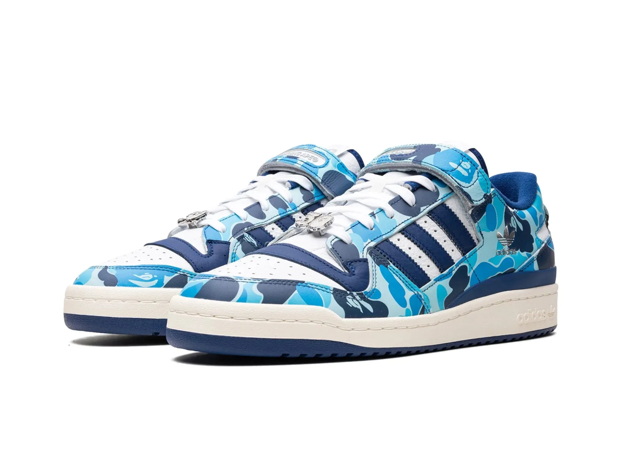 Adidas Forum 84 Low Bape "30th Anniversary Blue Camo"