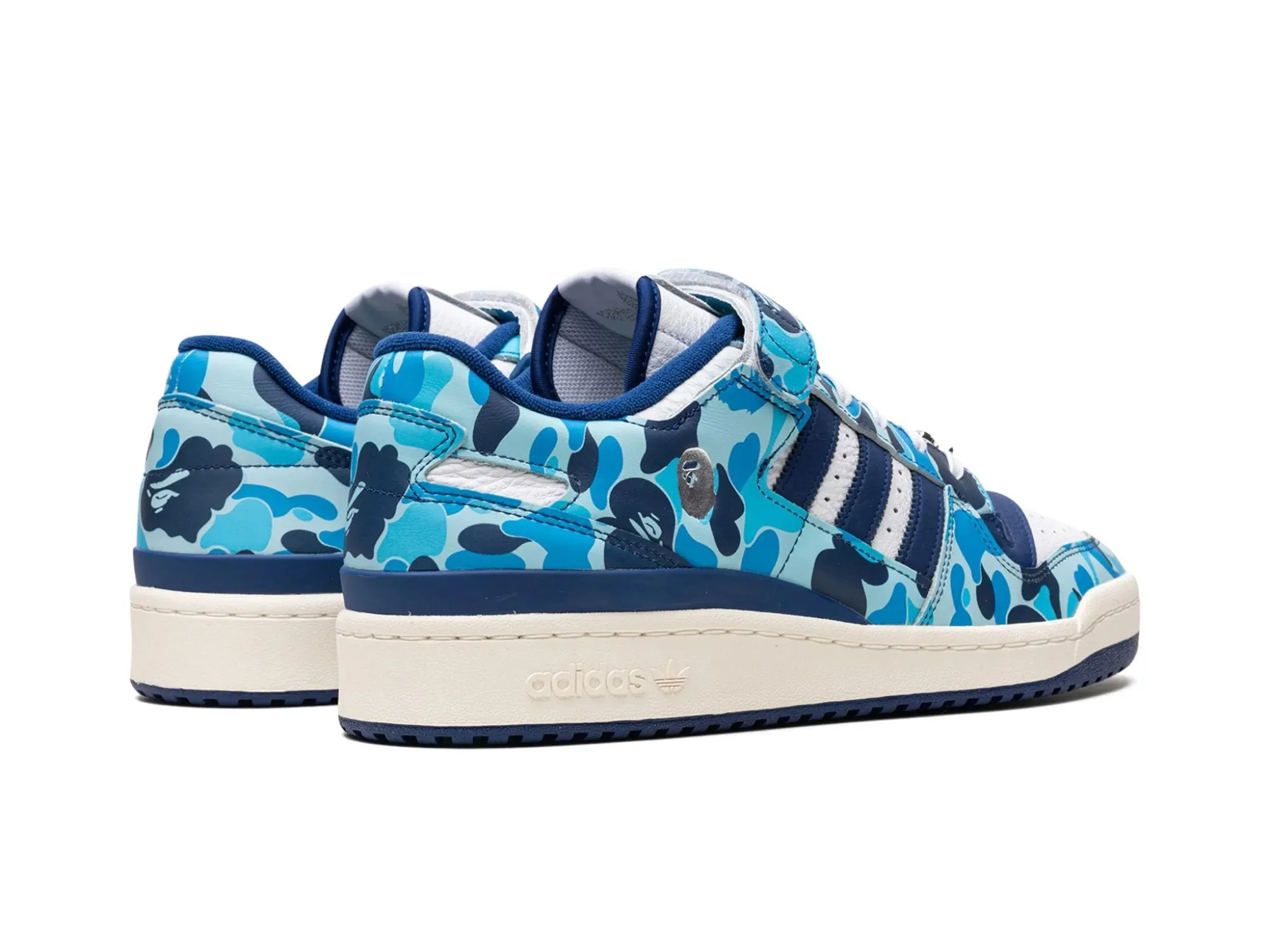 Adidas Forum 84 Low Bape "30th Anniversary Blue Camo"