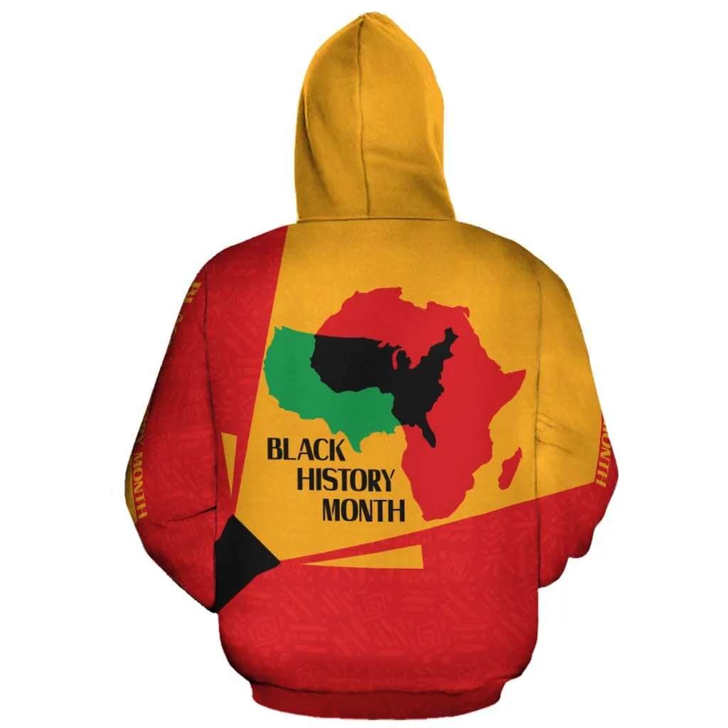 African American Black History Month All-over Hoodie