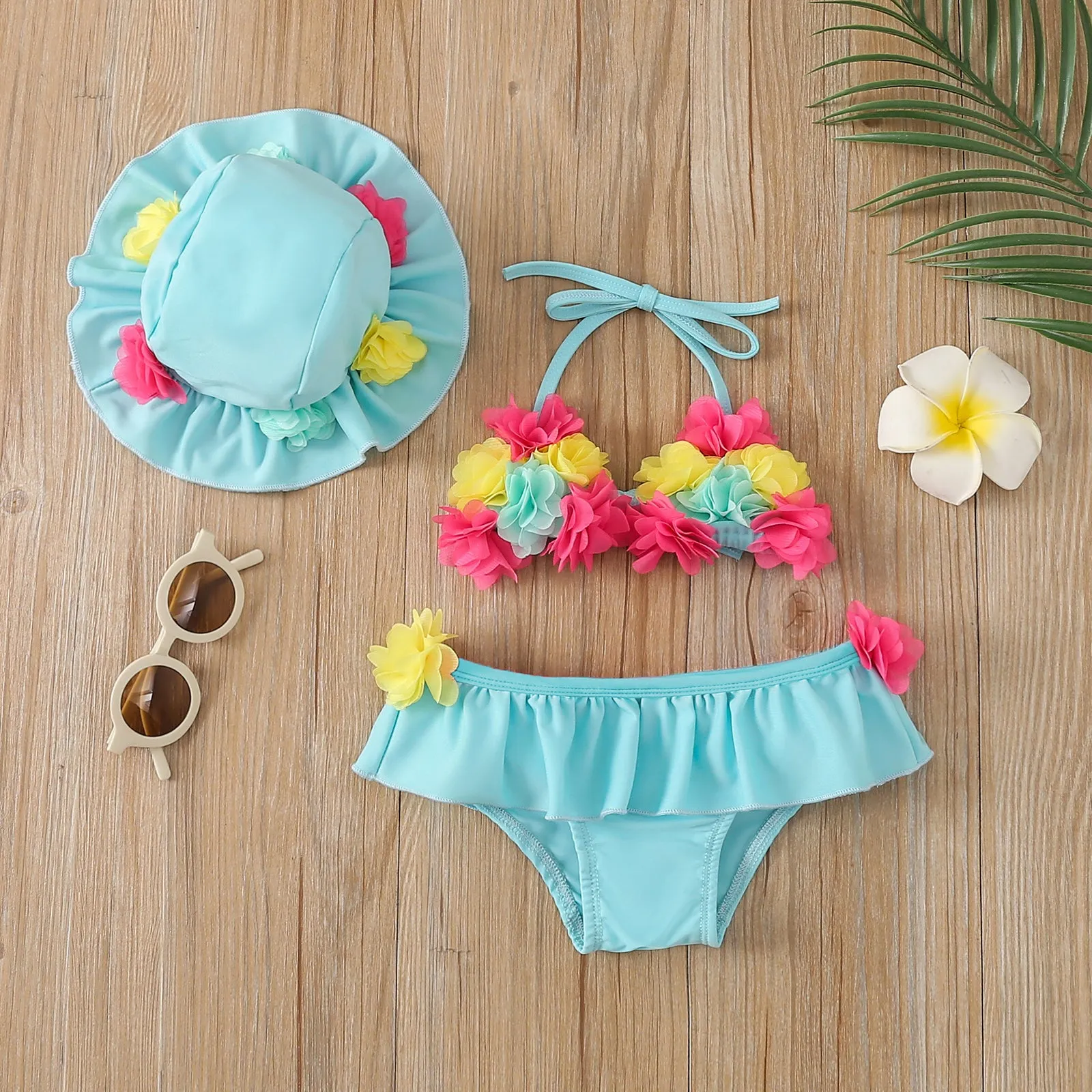 ALOHA Bikini with Sun Hat