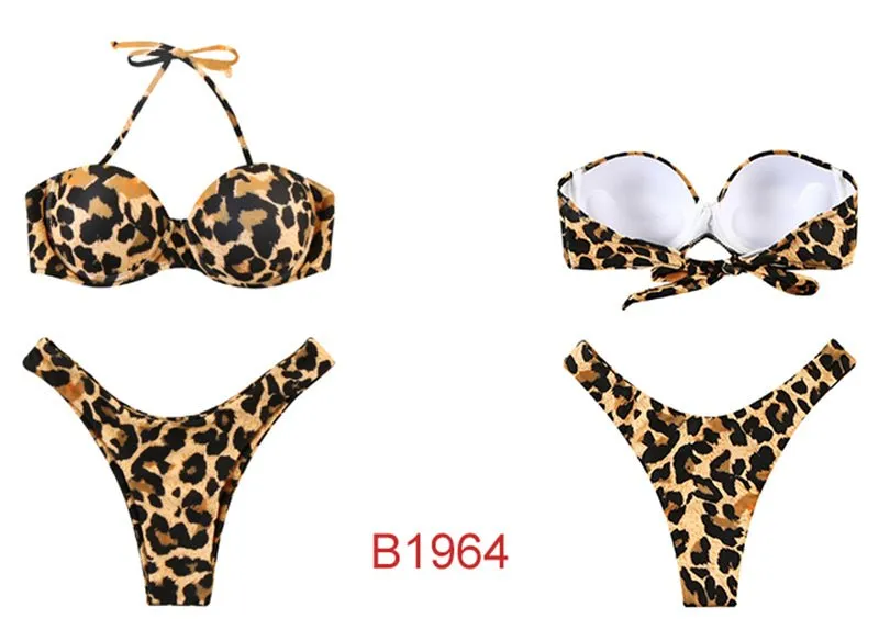 Amelia Sexy Women Bikini Brazilian Push-up Bra Bikini Set