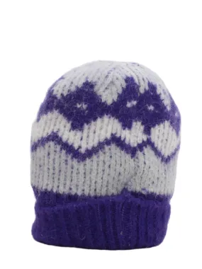 & Other Stories Women's Hat Purple Polyamide with Acrylic, Elastane