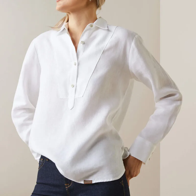 Ariat Ladies Cazadero Blouse White