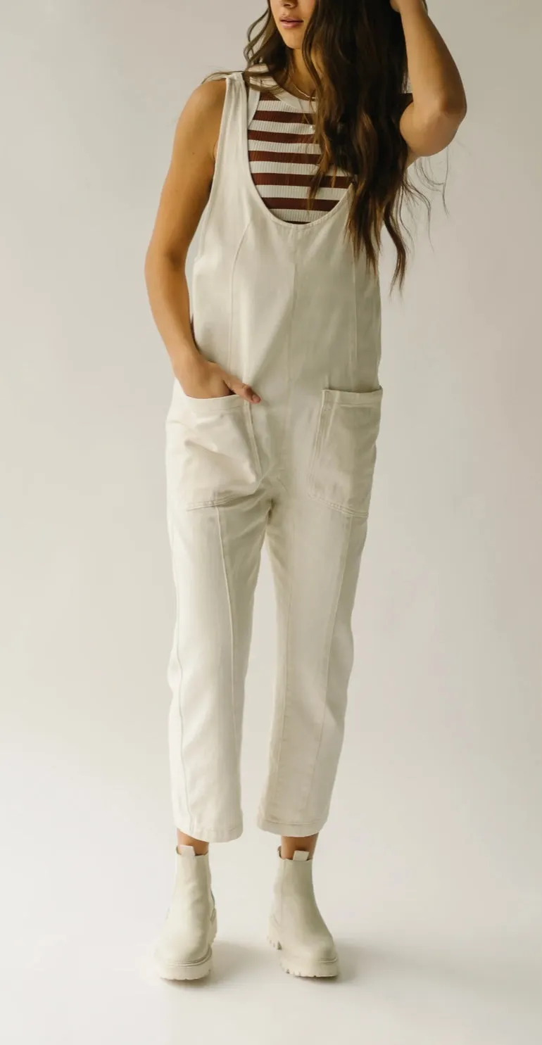 Ava Relaxed Denim Overall