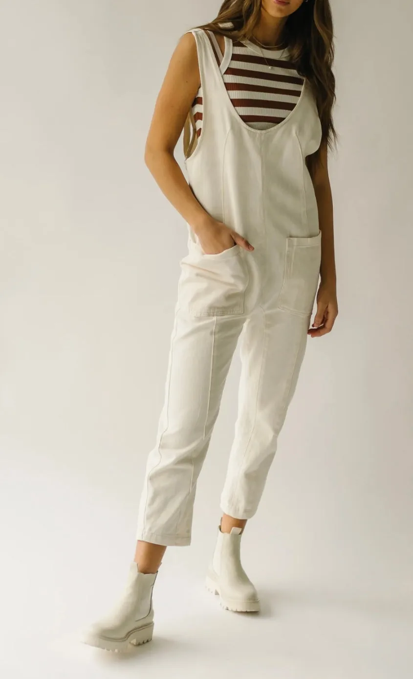 Ava Relaxed Denim Overall