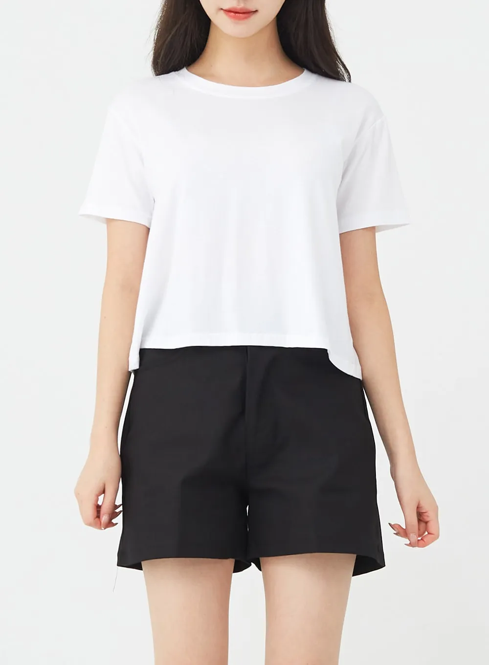 Back Slit Short Sleeve Tee BG11