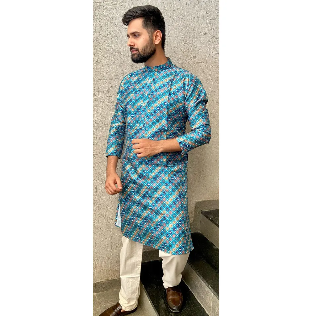 Beautiful Party wear Traditional Men's Designer Kurta Pajama set