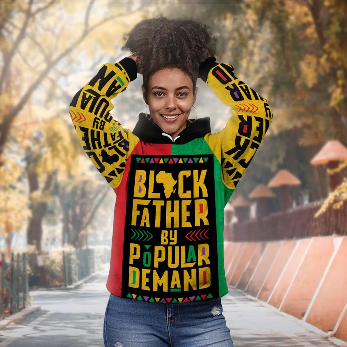 Black Father By Popular Demand All-over Hoodie