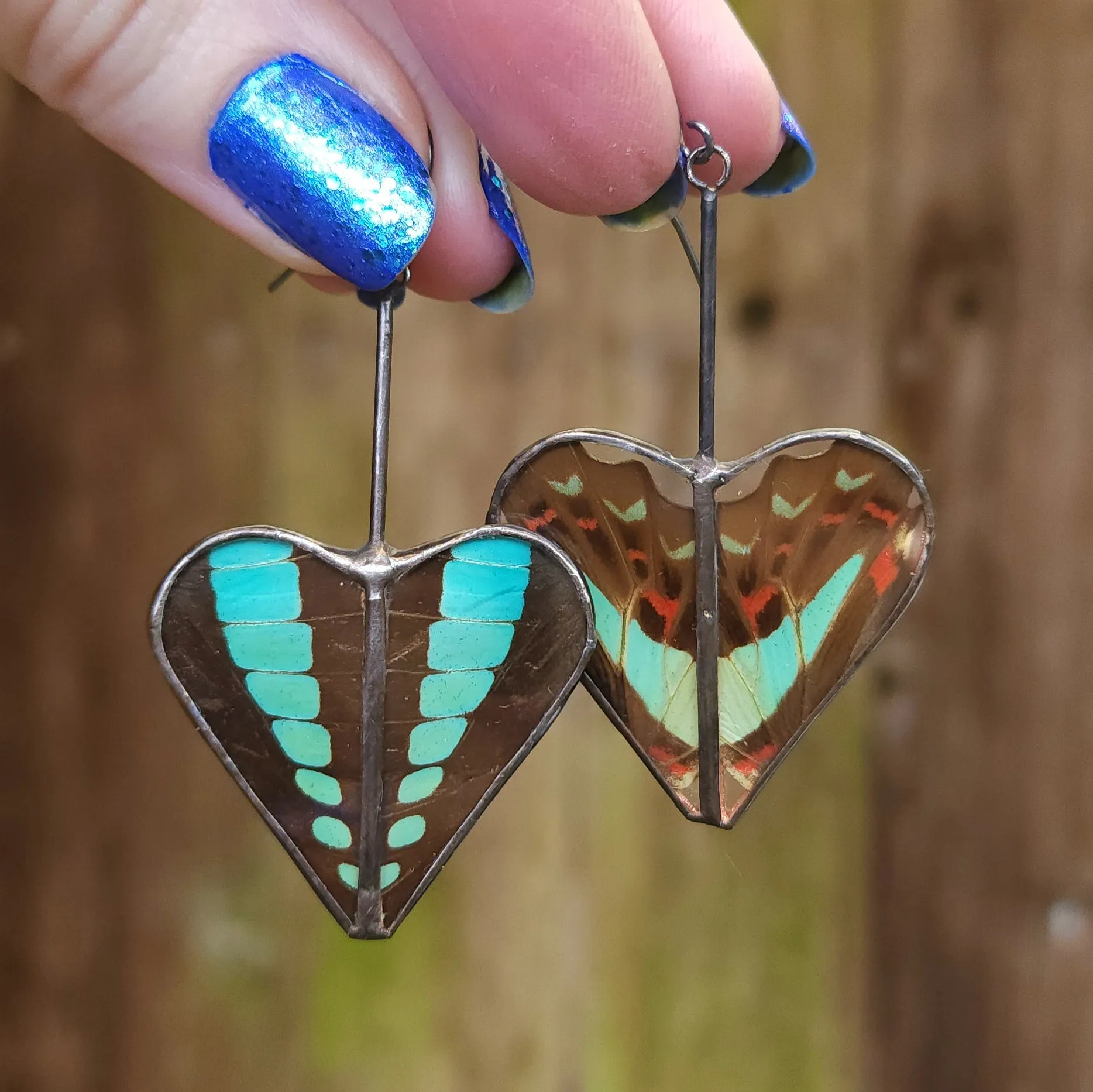 Bluebottle Butterfly Heart Variations Earrings - Wholesale