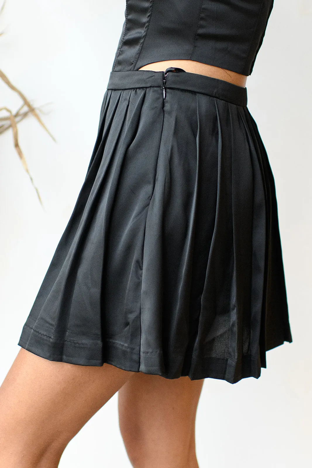 bobbi satin skirt