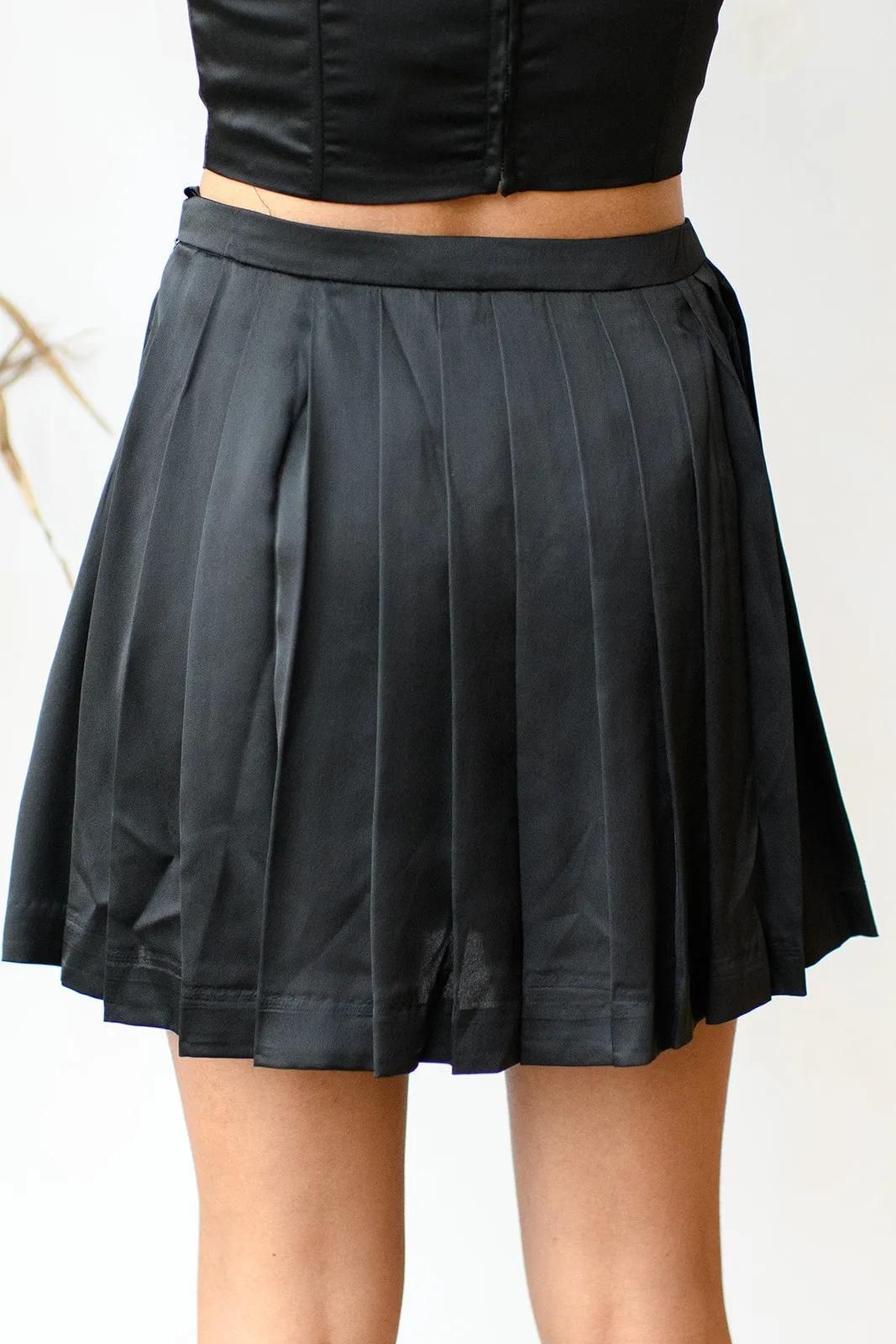 bobbi satin skirt