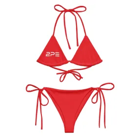 Bold Red String Bikini