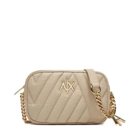 Borsa Donna a Tracolla ARMANI EXCHANGE Chiusa con Zip colore Dusty Ground