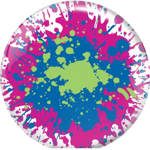 Brunswick Paint Splatter Viz-A-Ball Bowling Ball