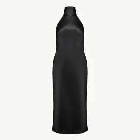 By Your Side Dress Silk - Black