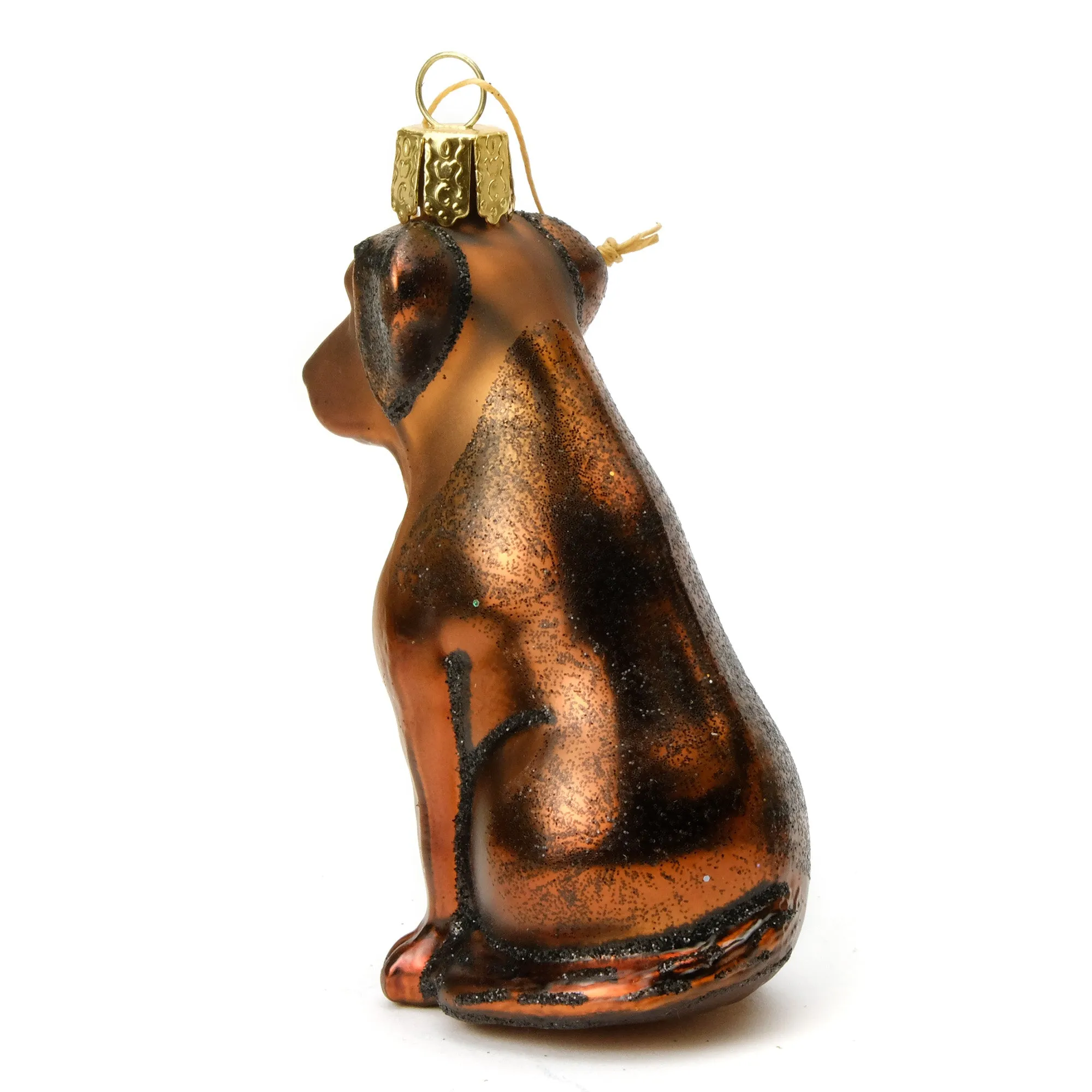 Chocolate Labrador Ornament