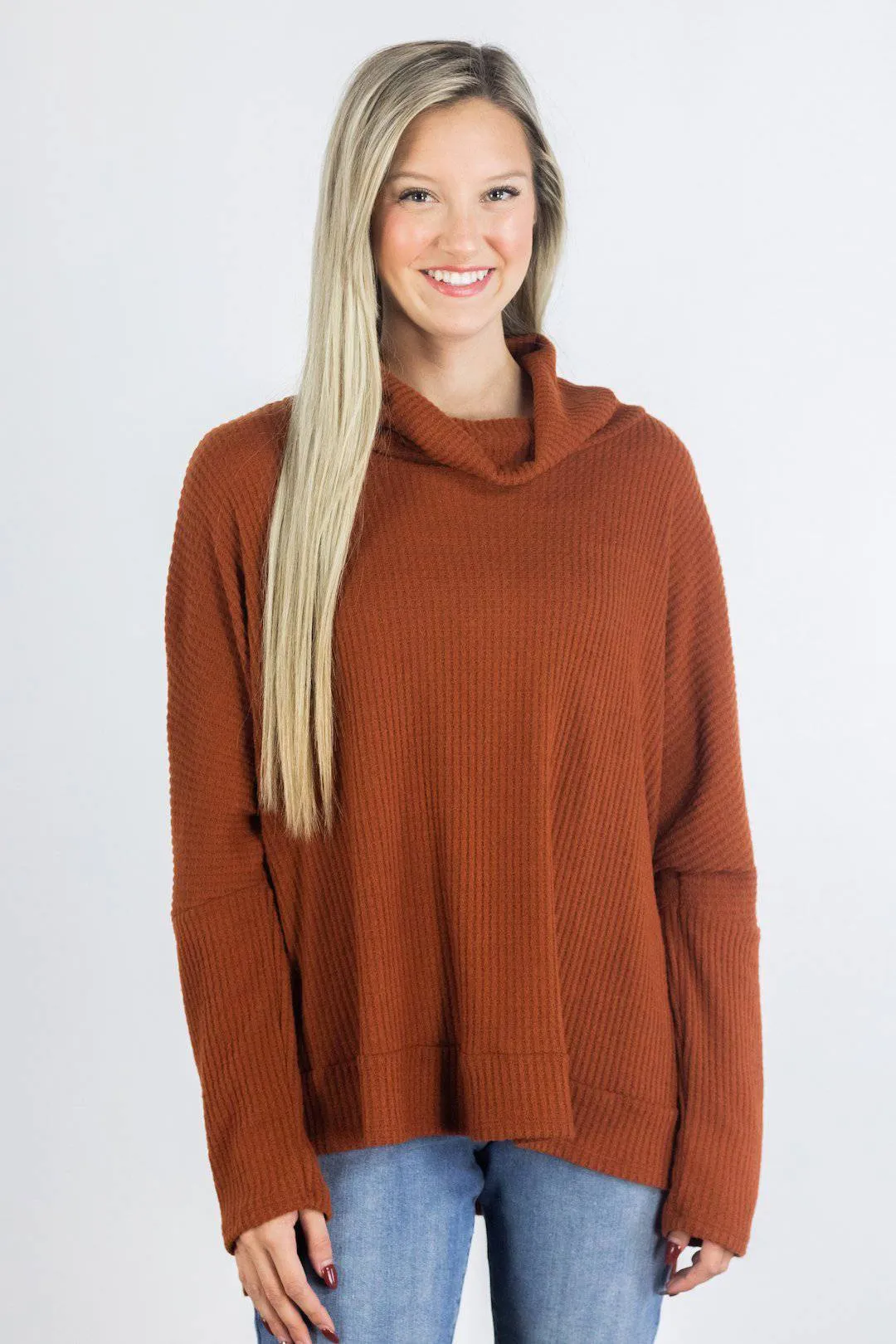 Cinnamon Dolman Sleeve Tunic