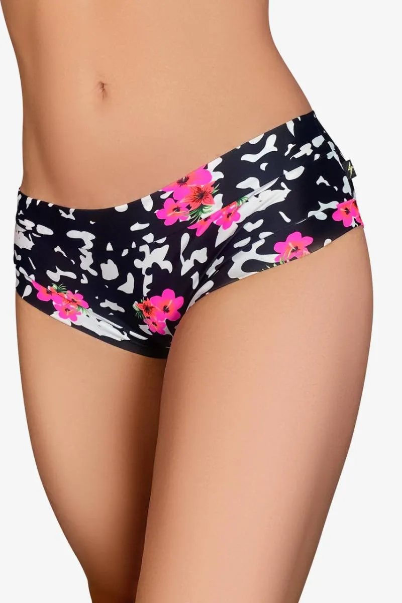 Cleo the Hurricane Essential Hot Pants - Pink Hibiscus