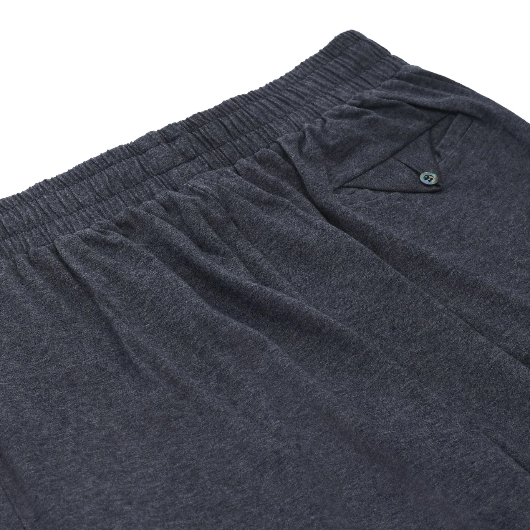 Cotton and Cashmere-Blend Homewear Trousers in Blue