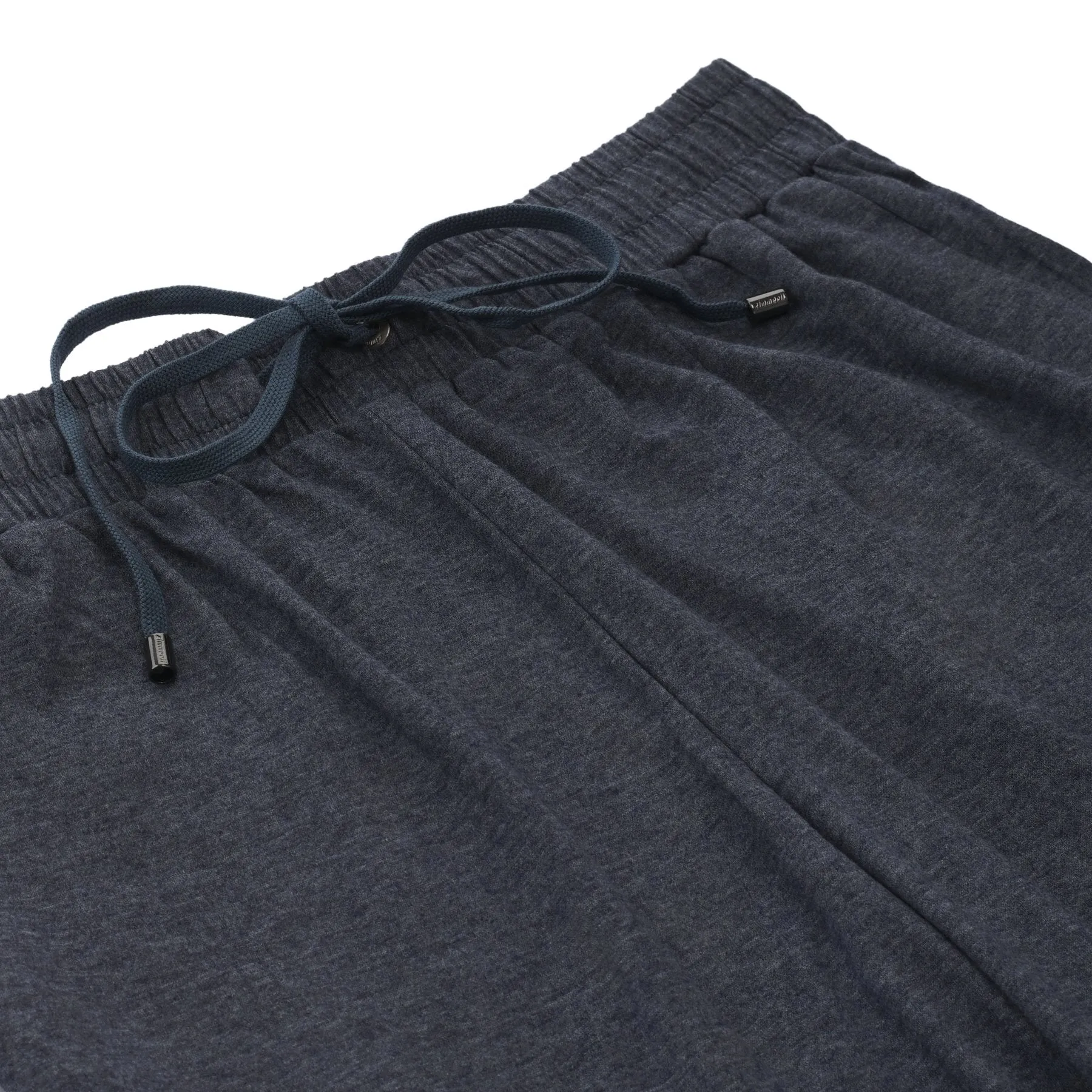 Cotton and Cashmere-Blend Homewear Trousers in Blue