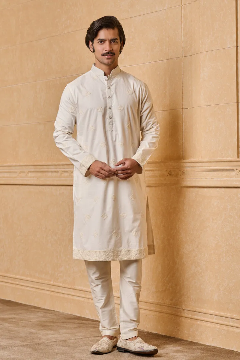 Cotton Embroidered Kurta Set