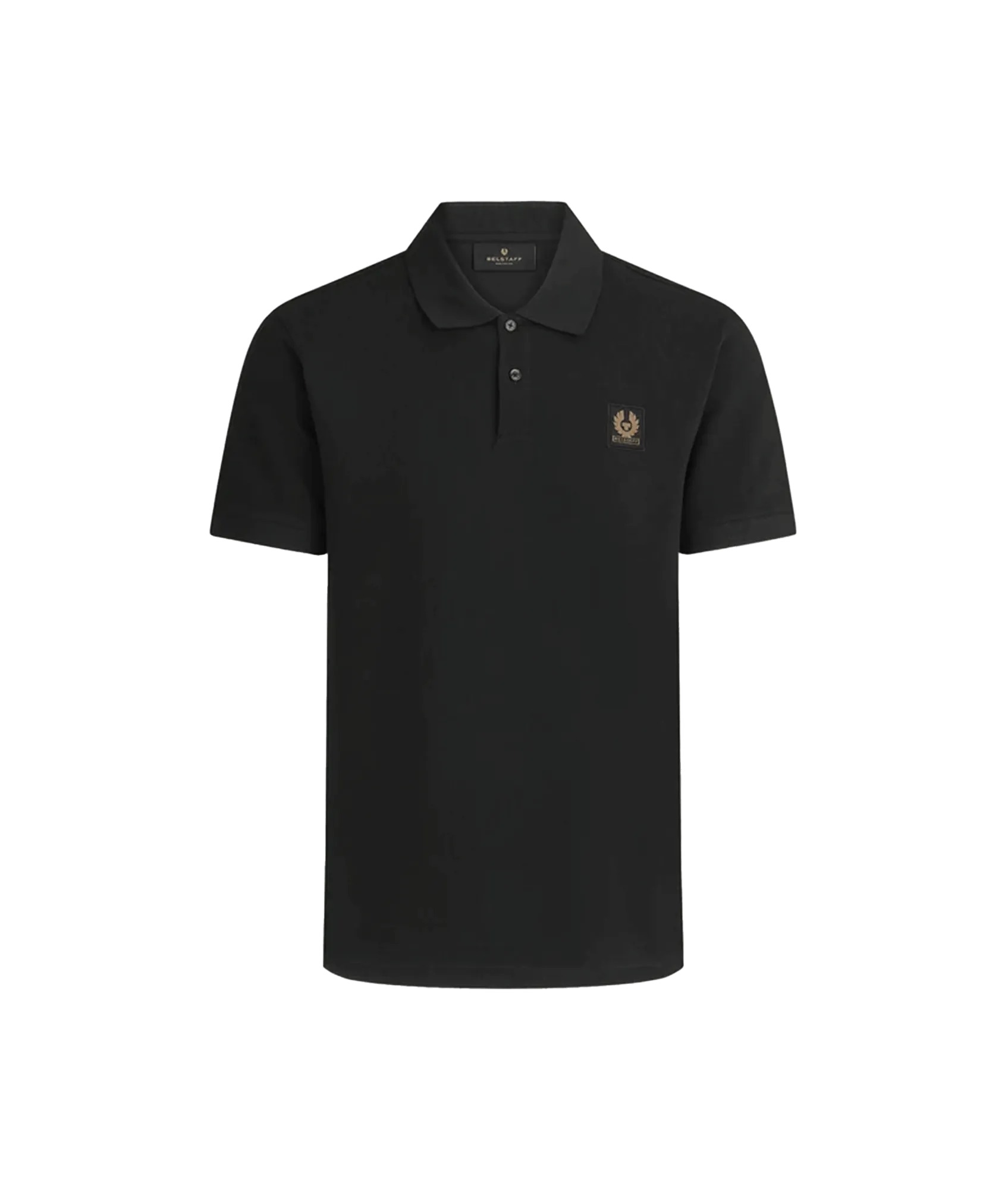 Cotton Pique Polo Shirt - Black