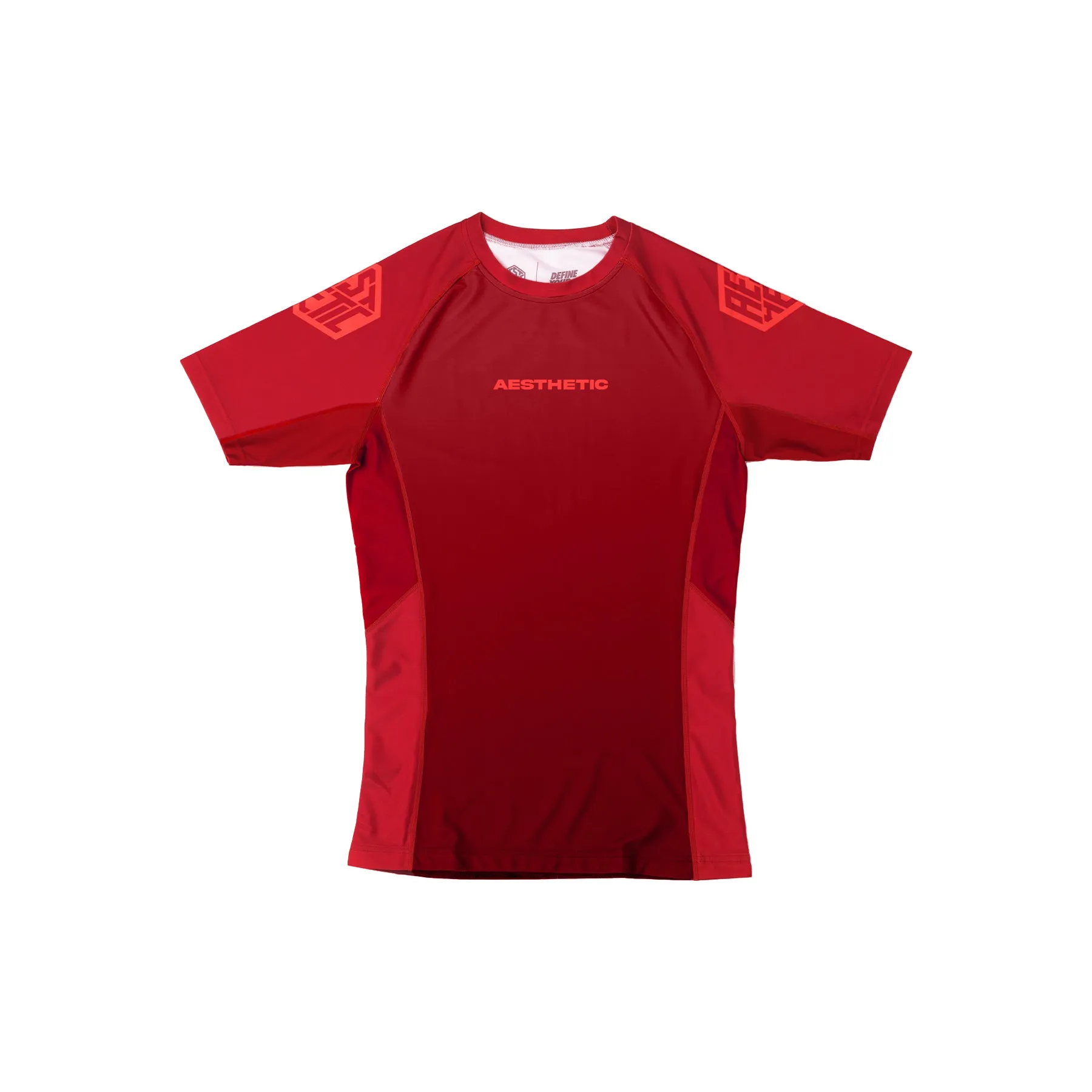 Crimson Short Sleeve Rashguard