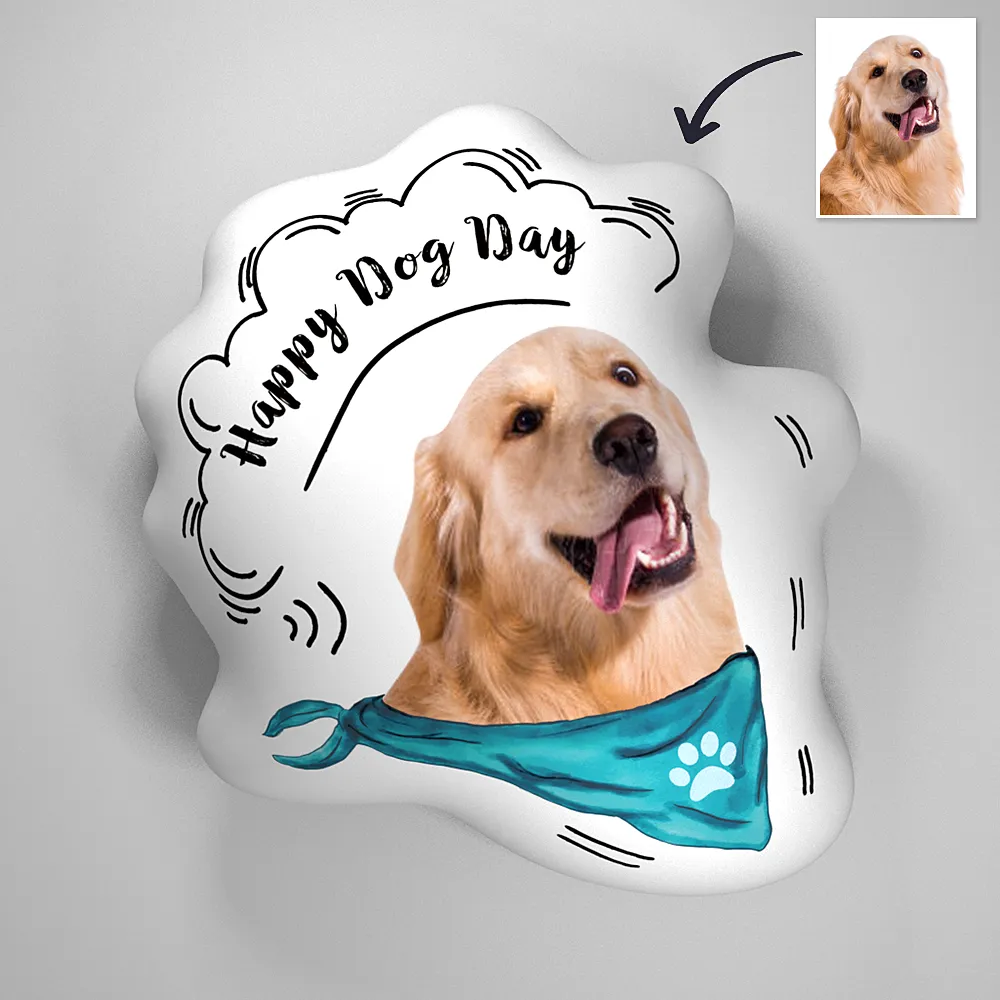 Custom Designed Lovely Pet 3D Portrait Throw Pillows