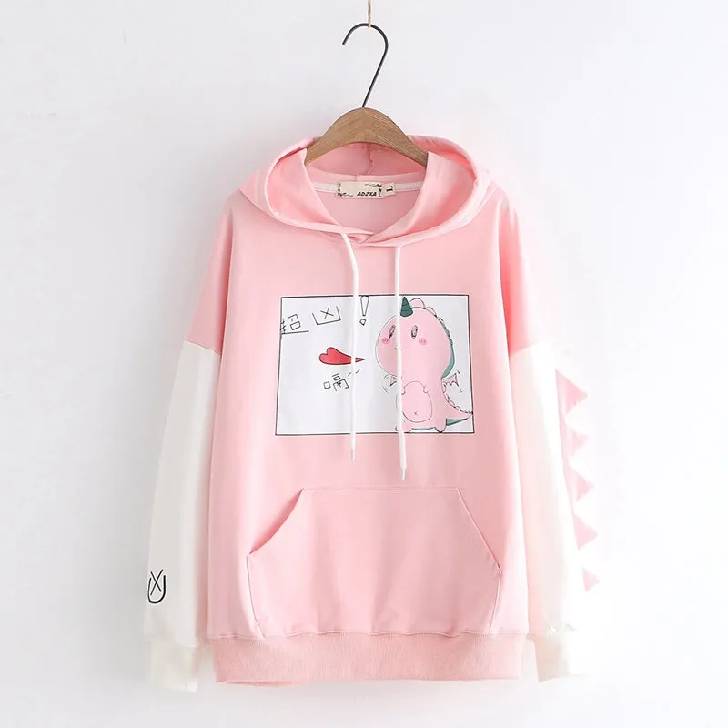 Cute Dinosaur Hoodie AD12045