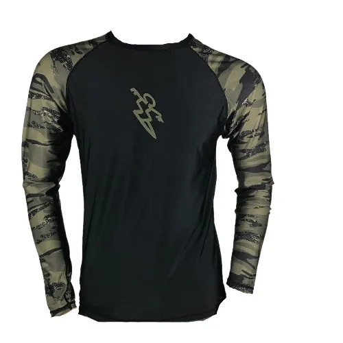 Da Hui Men's Long Sleeve Rash Guard