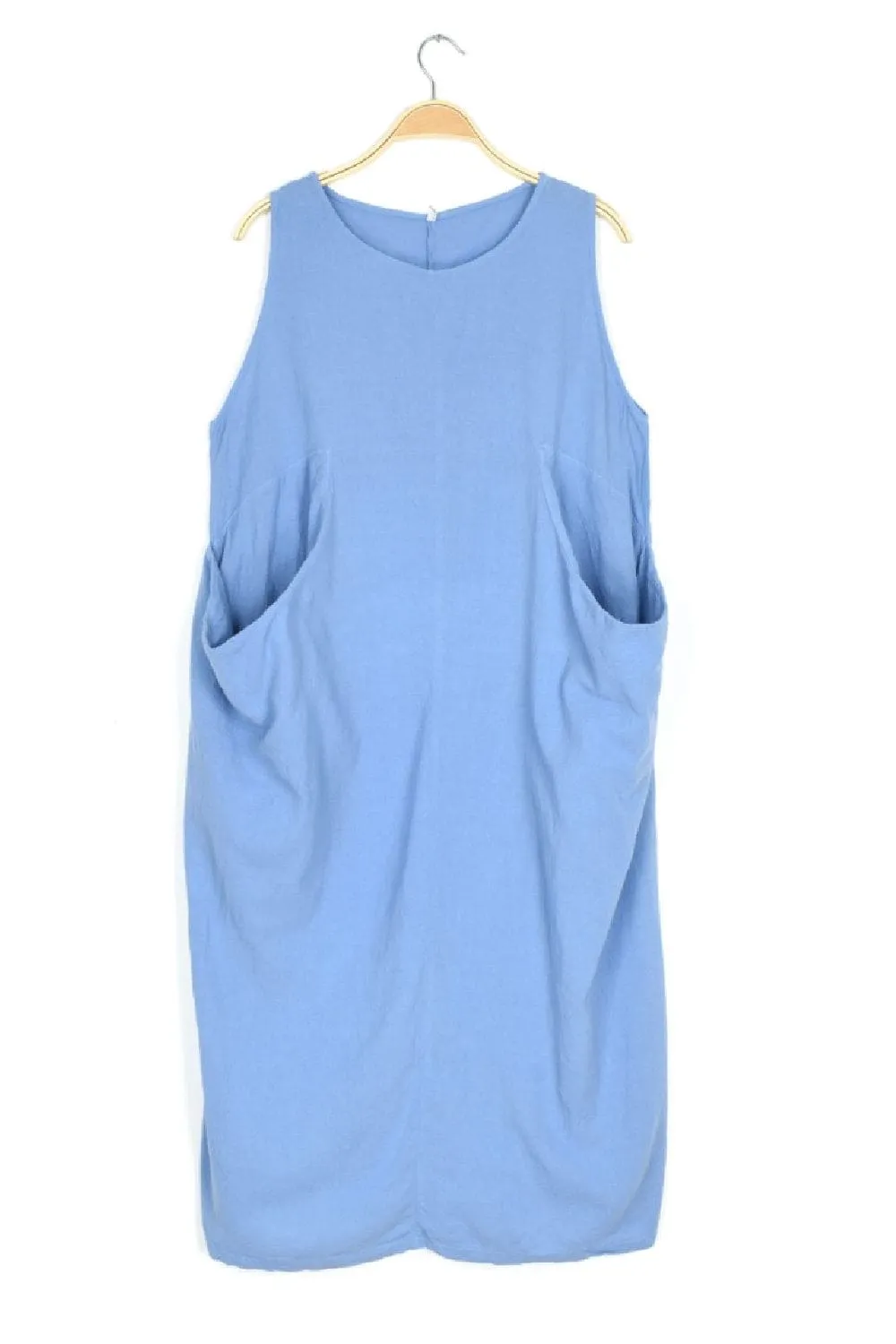 Deep Two Pocket Tank Dress