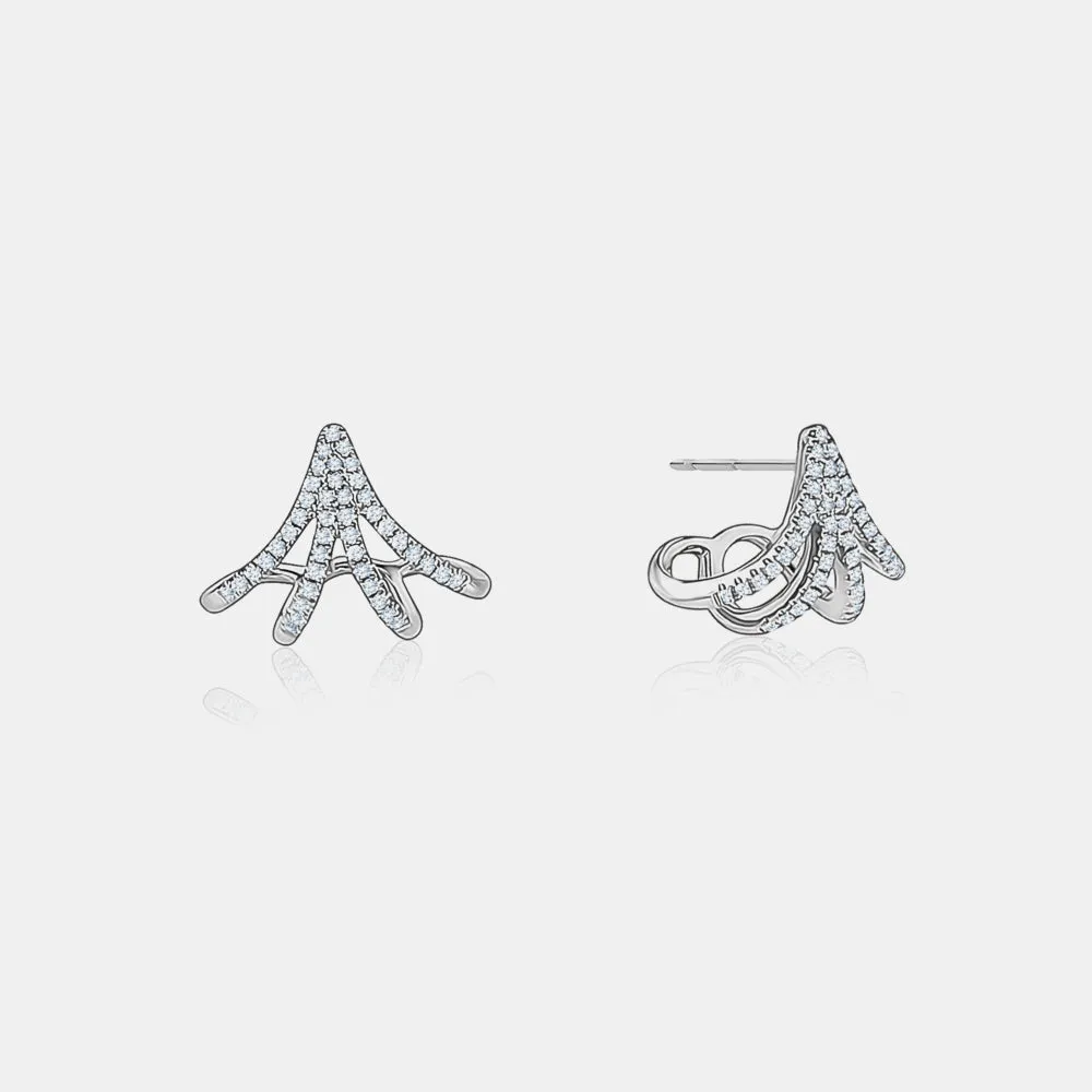 Diamond Crawler Earrings