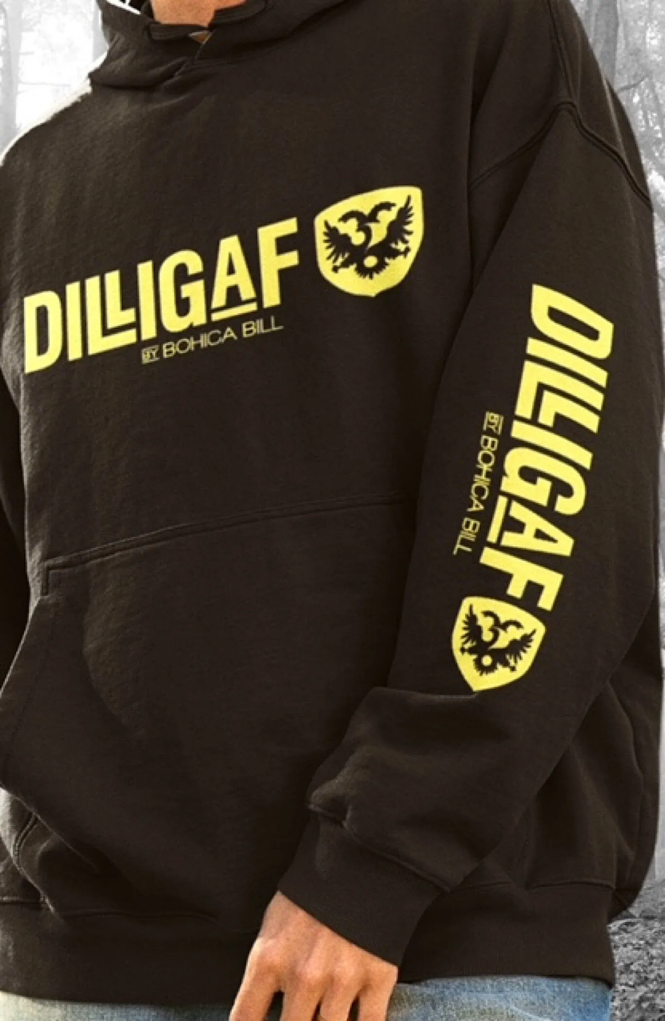 Dilligaf Neon Classic Pullover Hoody