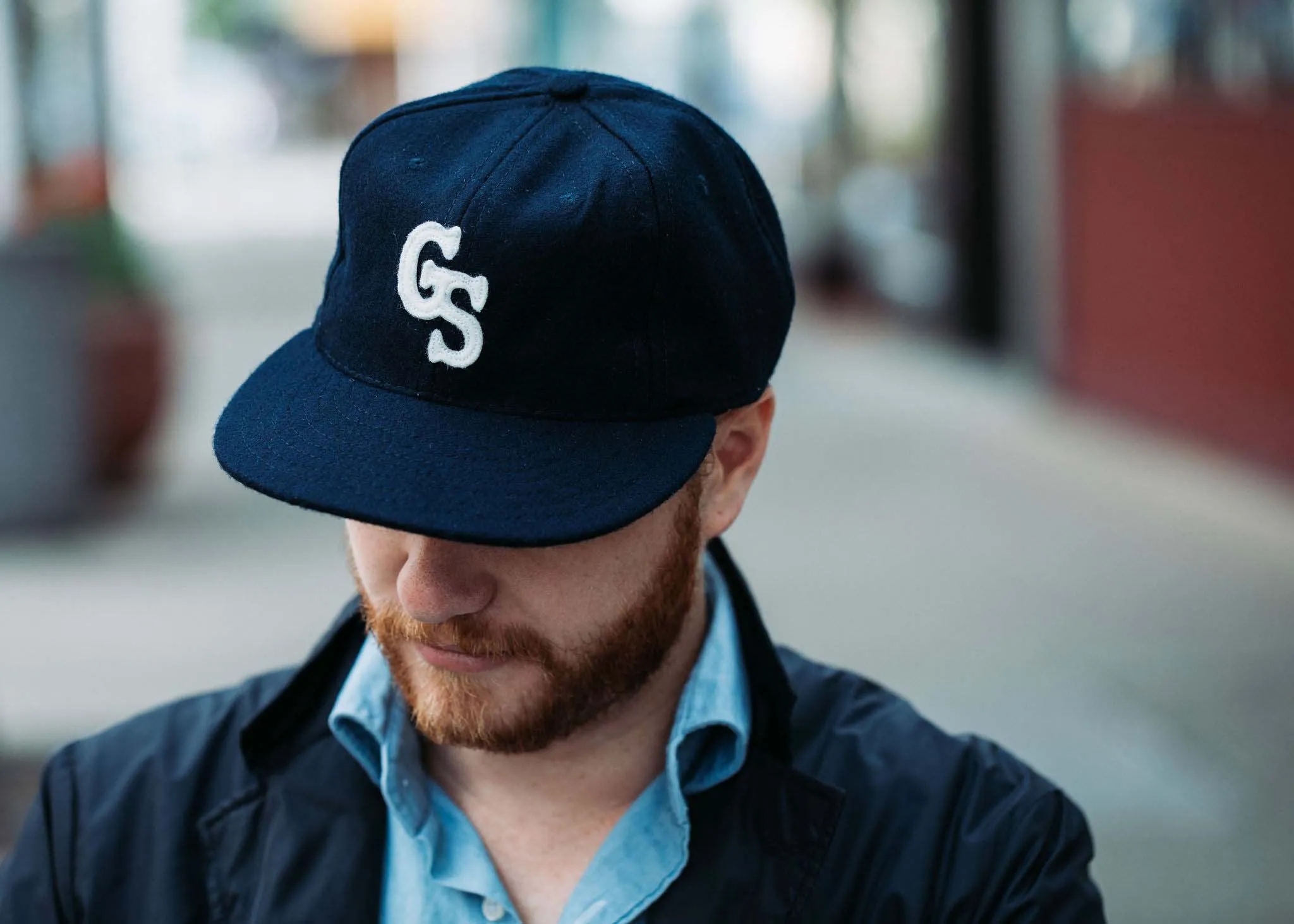 Ebbets x Grant Stone Navy Wool Cap