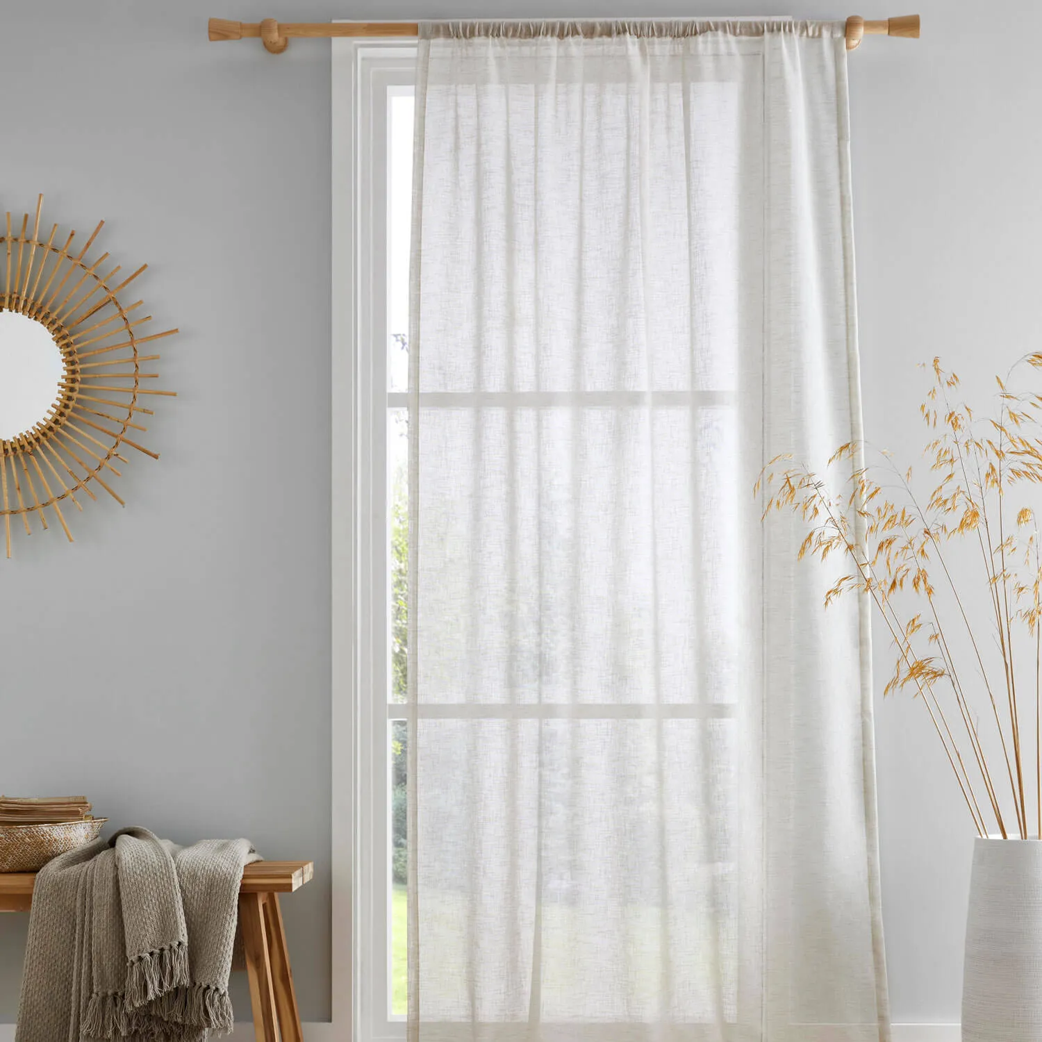 Eco Voile Curtains - 140x120