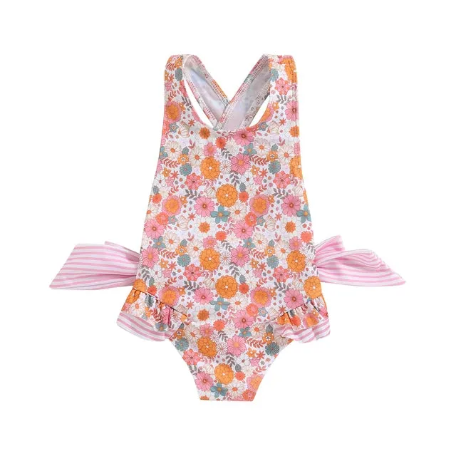 FIONA Floral Bowtie Swimsuit