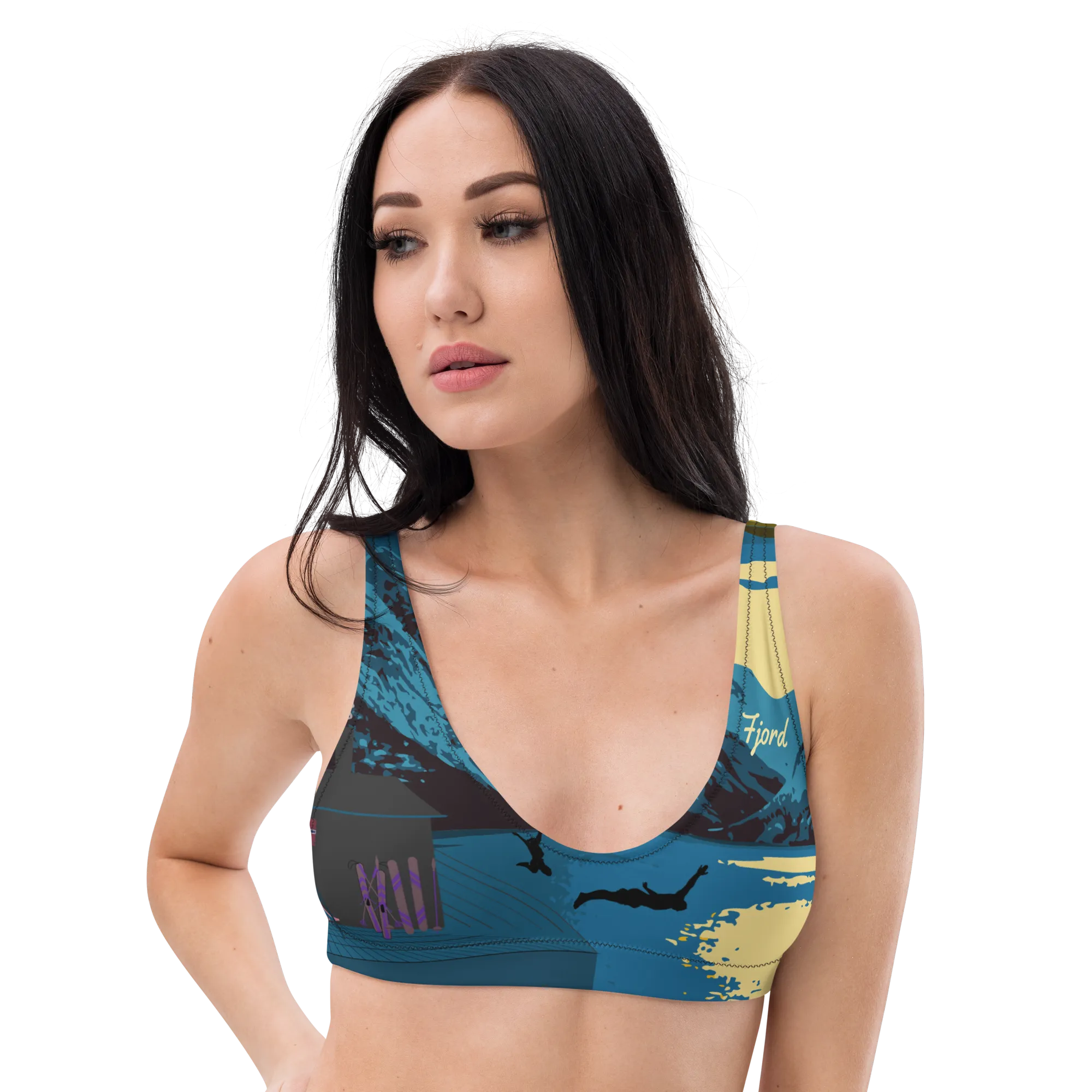 Fjord Après Recycled padded bikini top