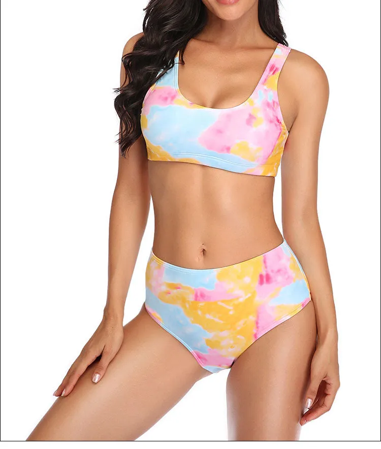 Floral Two Pieces Bikini Set