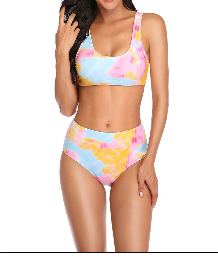 Floral Two Pieces Bikini Set