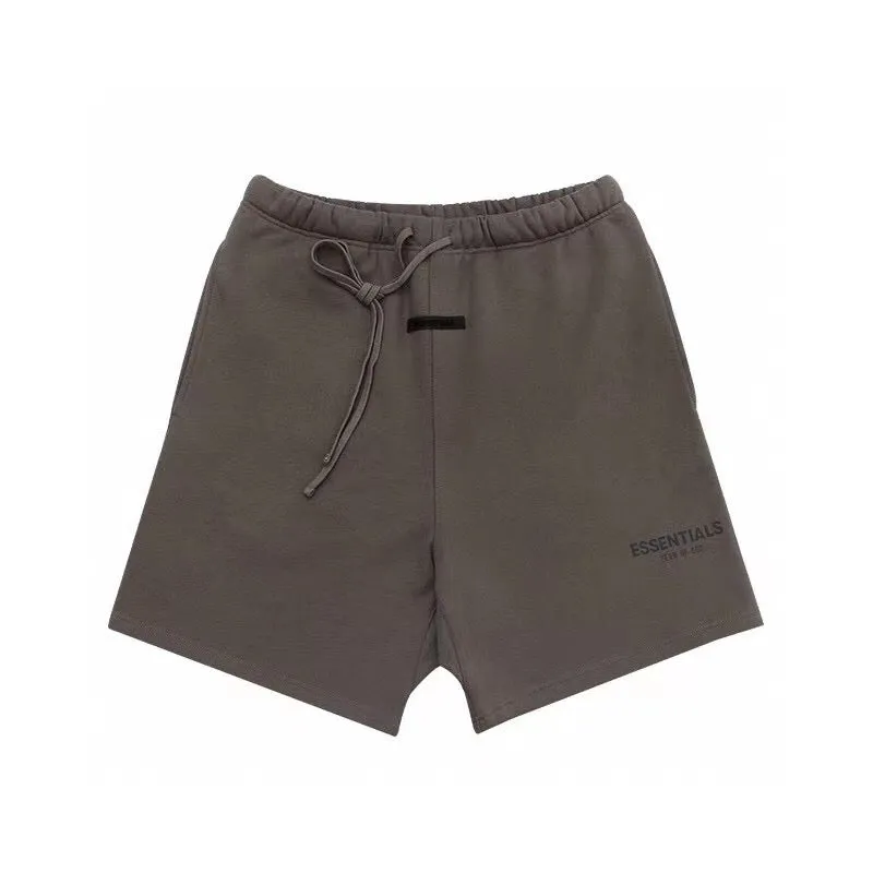 FOG Essentials Logo Sweat Shorts - Moss/Goat