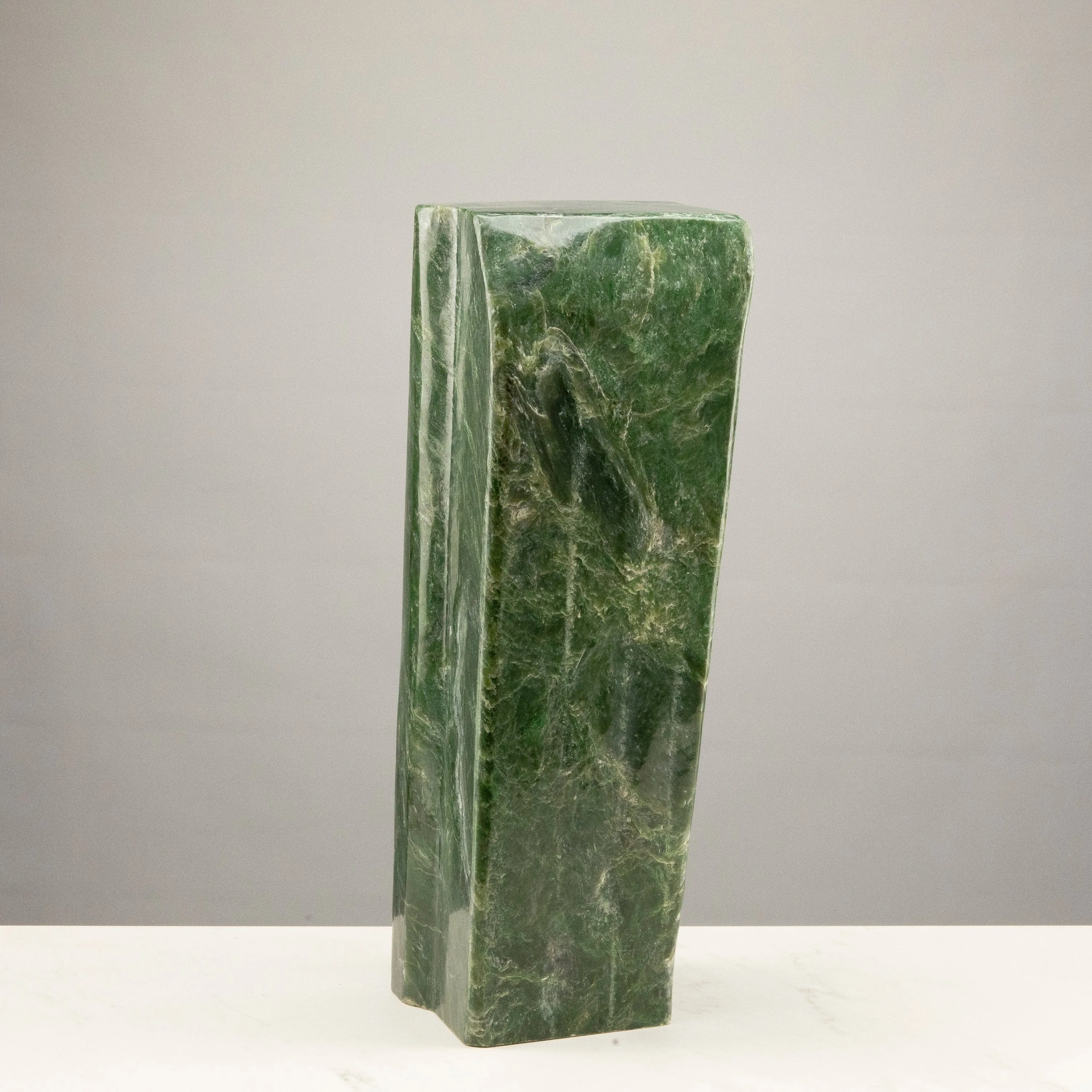 Freeform Nephrite Jade Tower from Afghanistan - 20 / 68 lbs