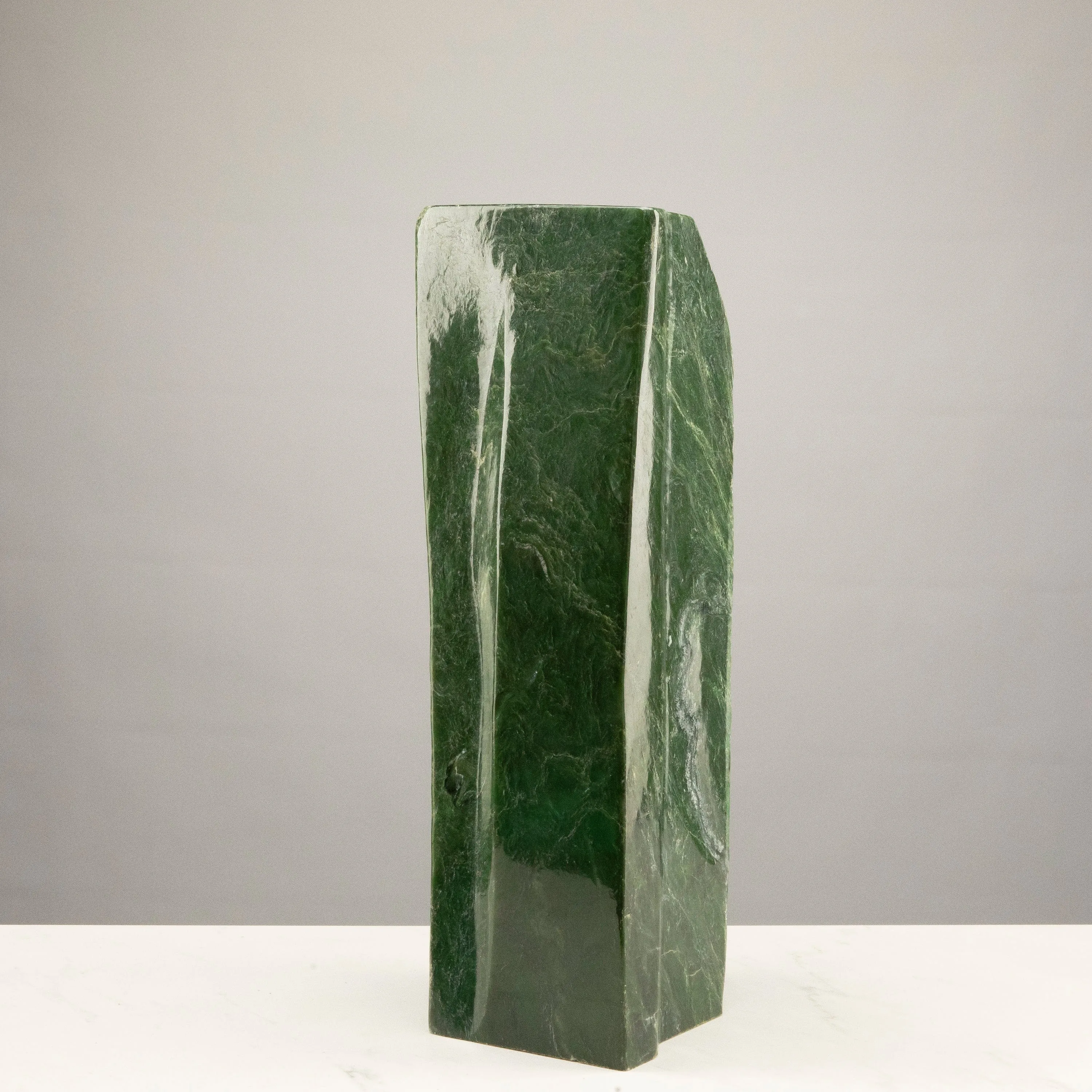 Freeform Nephrite Jade Tower from Afghanistan - 20 / 68 lbs