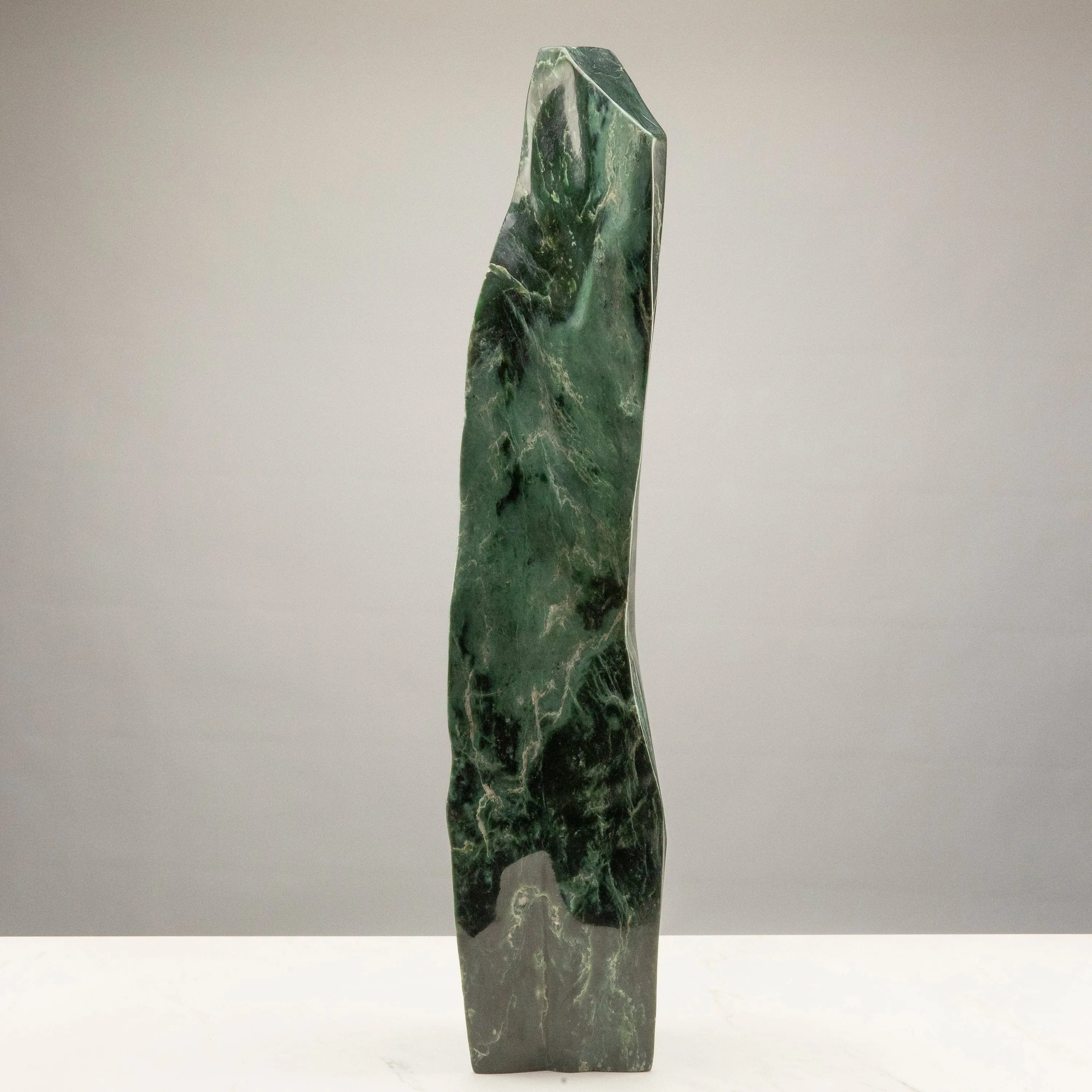 Freeform Nephrite Jade Tower from Afghanistan - 33 / 56 lbs